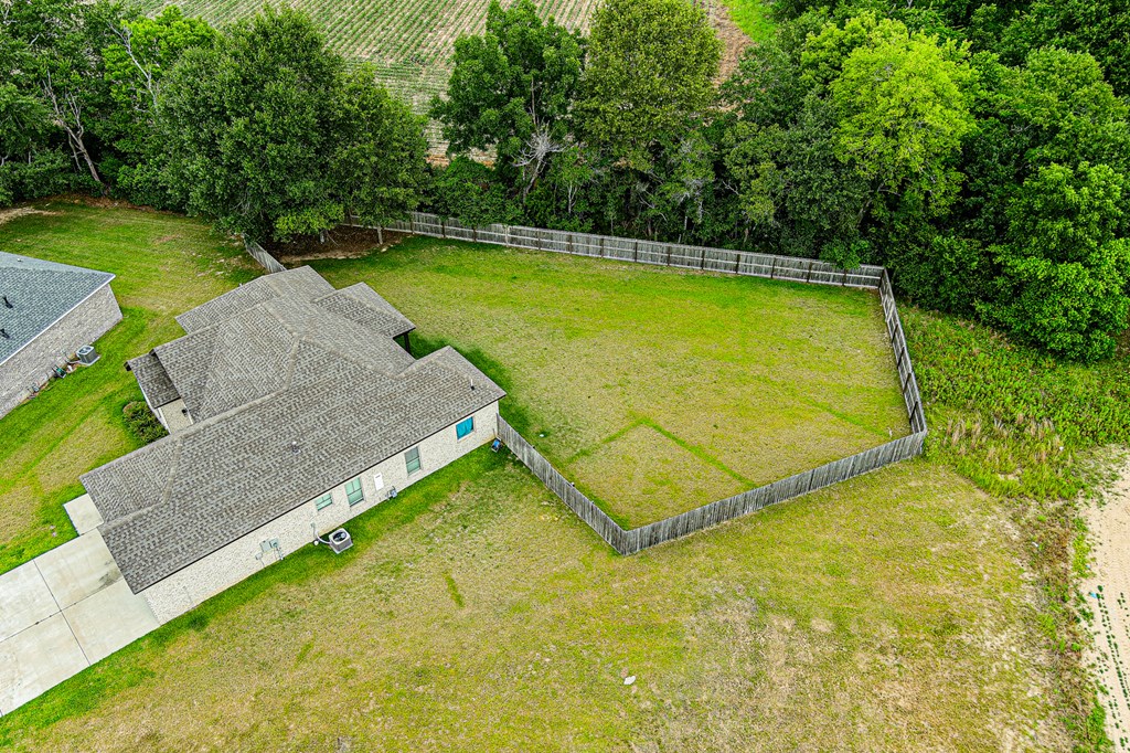 Aerial View Right Side of Home
